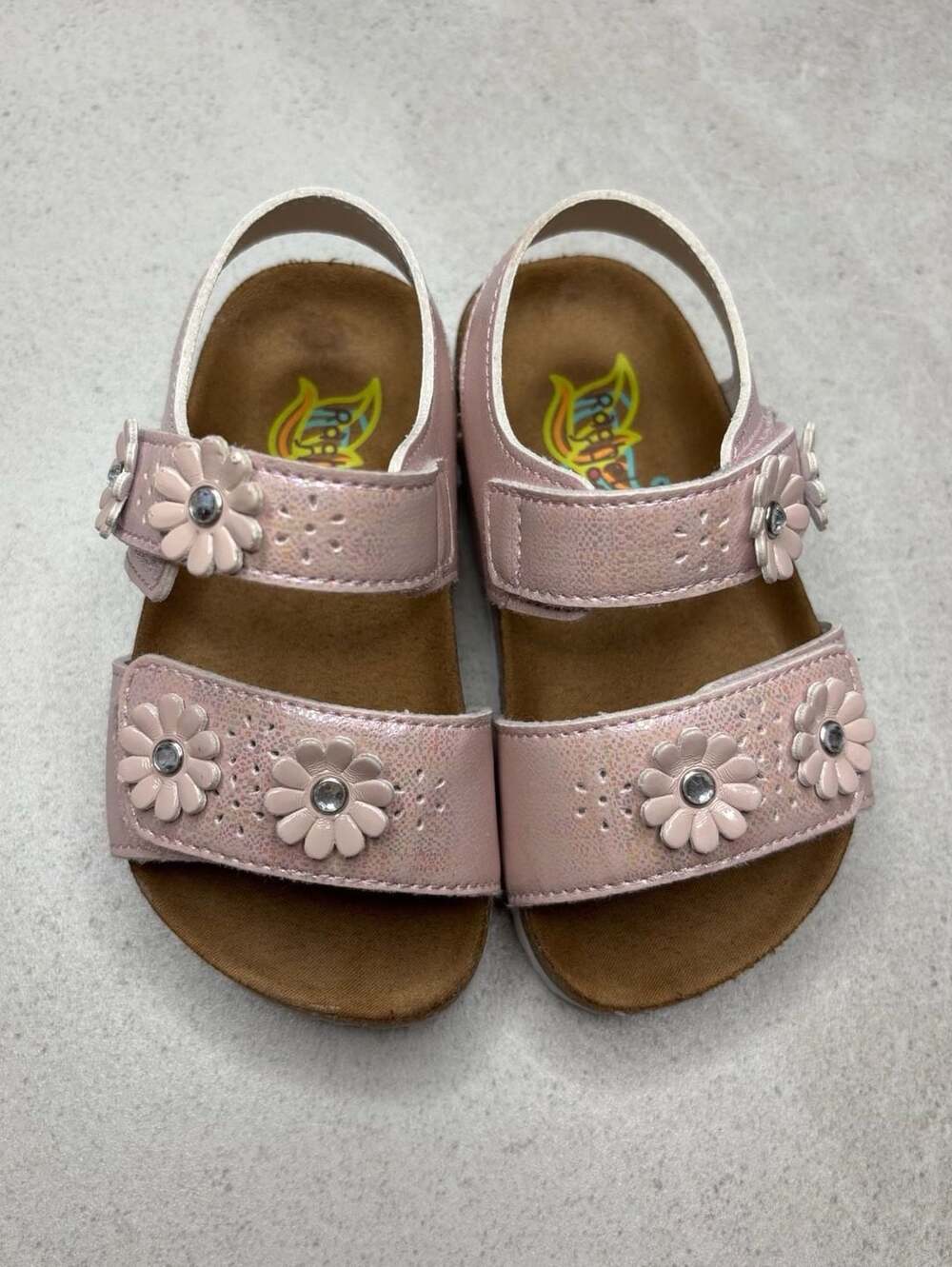 Lil Ollie Lil Ollie Size 7M Pink Flower Sandals